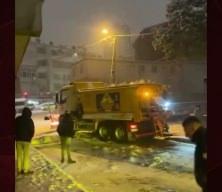 İBB'nin ihmali vatandaşı mağdur etti! Kar k&uuml;reme aracı da bakımsızlıktan bozuldu