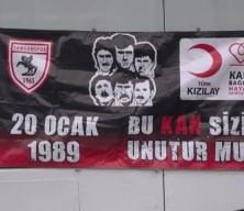 Kan bağışı yapanlara Samsunspor forması ve ma&ccedil; bileti hediye