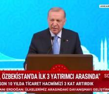 Cumhurbaşkanı Erdoğan: "&Ouml;zbekistan ile g&ouml;nl&uuml;m&uuml;z, dilimiz ve acımız birdir"