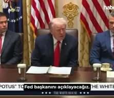 ABD Başkanı Trump, Fed başkanı adayını gelecek hafta a&ccedil;ıklayacaklarını s&ouml;yledi