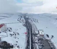 Erciyes hafta sonu 320 bin kişiyi ağırladı