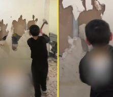 İşgal altındaki Kud&uuml;s&rsquo;te kahreden olay: Filistinli &ccedil;ocuklar kendi evlerini yıkmak zorunda bırakıldı