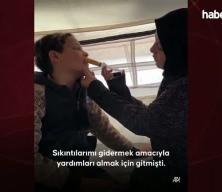  Gazze'de y&uuml;rek burkan dram: Annesi yaralı oğlunu şırıngayla besliyor