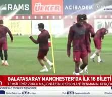 Manchester City ma&ccedil;ına bir g&uuml;n kala: Galatasaray'ın yıldızı antrenmana &ccedil;ıkmadı