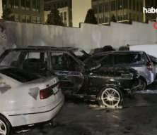 Maslak'ta ş&uuml;pheli yangın: 5 ara&ccedil; aynı anda alevlere teslim