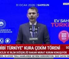 Murat Kurum "Ev Sahibi T&uuml;rkiye" kura &ccedil;ekiminde konuştu