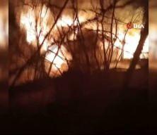 Ordu'da ş&uuml;pheli &ouml;l&uuml;m! İtfaiye ekipleri yanan evin bah&ccedil;esinde asılı halde buldu