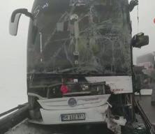 Sivas'ta sis zincirleme kazaya neden oldu: 7 yaralı