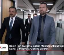 BİK Genel M&uuml;d&uuml;r&uuml; Ab&shy;dul&shy;ka&shy;dir &Ccedil;ay'dan Kanal7 Medya Grubu'na ziyaret