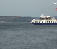 &Ccedil;anakkale'de feribot seferlerine fırtına engeli