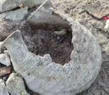 Eğirdir g&ouml;l&uuml;&rsquo;nde &ccedil;ekilen sulardan k&uuml;p mezarlar &ccedil;ıktı