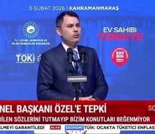 Bakan Kurum'dan &Ouml;zg&uuml;r &Ouml;zel'e "vakit tiyatro vakti değil!"