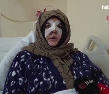 Gaziantep'te kocası tarafından hastanelik edilen kadın taşlı dehşeti anlattı