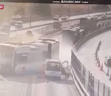 K&uuml;&ccedil;&uuml;k&ccedil;ekmece'deki metrob&uuml;s kazası sonrası tutuklanan şof&ouml;r tahliye edildi