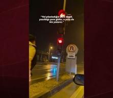 Takip&ccedil;i uğruna  trafik g&uuml;venliğini tehlikeye atan gence tepki yağıyor