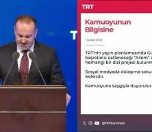 TRT'den G&uuml;lben Ergen iddialarını yalanlandı