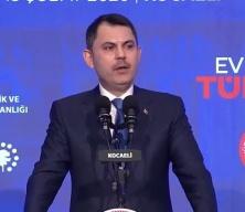 Bakan Murat Kurum Kocaeli'de TOKİ kura &ccedil;ekim t&ouml;renine katıldı