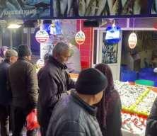 Bolu'da tezgahlarda hamsi bolluğu