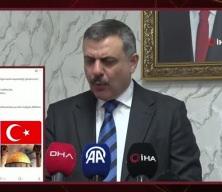 CHP&rsquo;yi rahatsız eden Bakan &Ccedil;ift&ccedil;i&rsquo;den dikkat &ccedil;eken tarihte Kud&uuml;s mesajı: Elbet bir g&uuml;n!