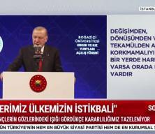 Cumhurbaşkanı Recep Tayyip Erdoğan'dan Boğazi&ccedil;i &Uuml;niversitesi'nde &ouml;nemli a&ccedil;ıklamalar
