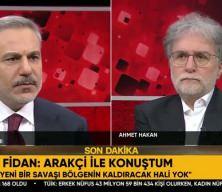 Hakan Fidan: Şu an ani bir savaş tehdidi yok