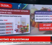Halk TV'de beyin yakan matematik! Ece &Uuml;ner'in asgari &uuml;cret ve Ramazan kolisi hesabı elde patladı