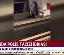 Hollanda'da M&uuml;sl&uuml;man kadını taciz ederek kovalayan polis yere kapaklandı