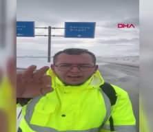 Umreye gitmek i&ccedil;in yaya olarak yola &ccedil;ıkan İbrahim: İlahi aşk ağır bastı