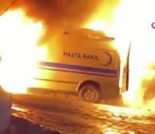 Amasya'da ambulans şof&ouml;r&uuml; yaptığı hamleyle patlamayı &ouml;nledi: "B&uuml;y&uuml;k kahramanlık"