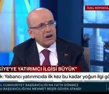 Bakan Mehmet Şimşek "T&uuml;rkiyeye yatırımcı ilgisi b&uuml;y&uuml;k" dedi