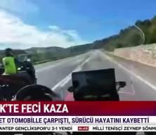 Bilecik'te otomobile &ccedil;arpan motosiklet s&uuml;r&uuml;c&uuml;s&uuml; &ouml;ld&uuml;