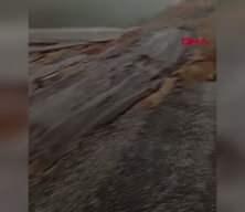 Feke&rsquo;de heyelan: Helikopter pisti &ccedil;&ouml;kt&uuml;