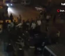  Gaziantep'te kan donduran g&ouml;r&uuml;nt&uuml;ler: Aracıyla kavga edenleri ezdi