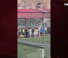 Malatya'da hakemin kafasına scooter attılar: Ma&ccedil; tatil edildi