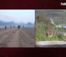 İsrail askeri işgal ettiği b&ouml;lgeye İsrail bayraklarını astılar