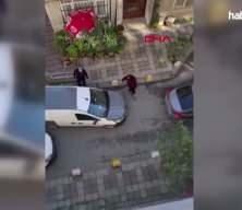 Kadık&ouml;y&rsquo;de park yeri kavgası; 'Burası benim evimin &ouml;n&uuml;'