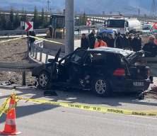 Karaman'daki feci kaza! 2 kişi hayatını kaybetti