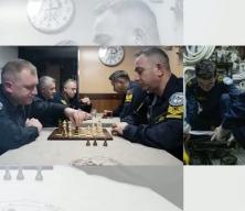 NATO'dan Akdeniz'deki harekat kapsamında komuta g&ouml;revini y&uuml;r&uuml;ten TCG Gaziantep fırkateynine ilişkin paylaşım