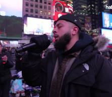 New York'un &uuml;nl&uuml; Times Meydanı'nda iftar programı d&uuml;zenlendi