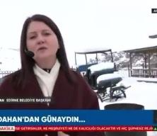 Edirne Belediye Başkanı Filiz Akın Halk tv ekranlarında kendisine y&ouml;nelik "Teşekk&uuml;r eleştirilerine" isyan etti