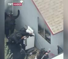 ABD'de polisler hırsızı yakalamak isterlerken evi yaktılar!