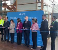 AJet'in İstanbul-Rotterdam seferleri başladı