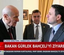 Bakan Akın G&uuml;rlek, Devlet Bah&ccedil;eli'yi ziyaret etti