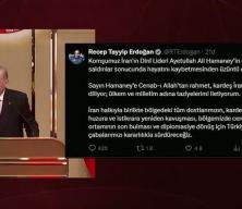 Cumhurbaşkanı Erdoğan'dan Hamaney mesajı