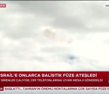 Devrim Muhafızları Ordusu, İsrail'e geniş &ccedil;aplı f&uuml;ze ve İHA saldırılarına başladı