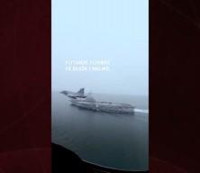 Fransız u&ccedil;ak gemisi yakınında Rus İHA'sı tespit edildi