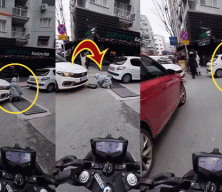 İzmir'de belediye yine sınıfta kaldı! Logar kapağına takılan vatandaş az kalsın eziliyordu