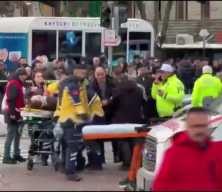 Kayseri'de SUV ara&ccedil; yayaların arasına daldı