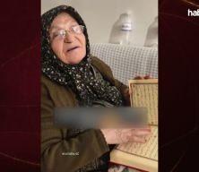 Kur'an'ı kalbiyle okudu: Yaşlı kadının samimiyeti sosyal medyaya damga vurdu