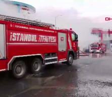 Silivri&rsquo;de kau&ccedil;uk fabrikasında yangın